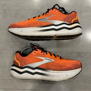 Brooks Ghost Max 2 Men's Running Shoes Size 9.5 D Orange / Black 1104311D841